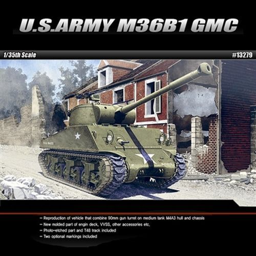 ACADEMY MODEL M36b1 Gmc Us Army 1:35 Scale - 