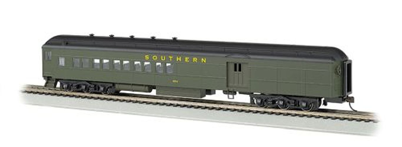 BACHMANN Southern Window Door Combine 72 Ft Ho Scale Train Car - .