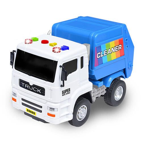 BOYS HAVE FUN TOYS Rubbish Garbage Truck Toy Friction Powered - .