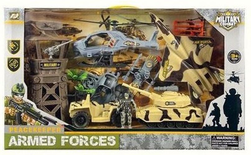 BOYS HAVE FUN TOYS Peacekeeper Armed Forces Military Combat Deluxe Set - .