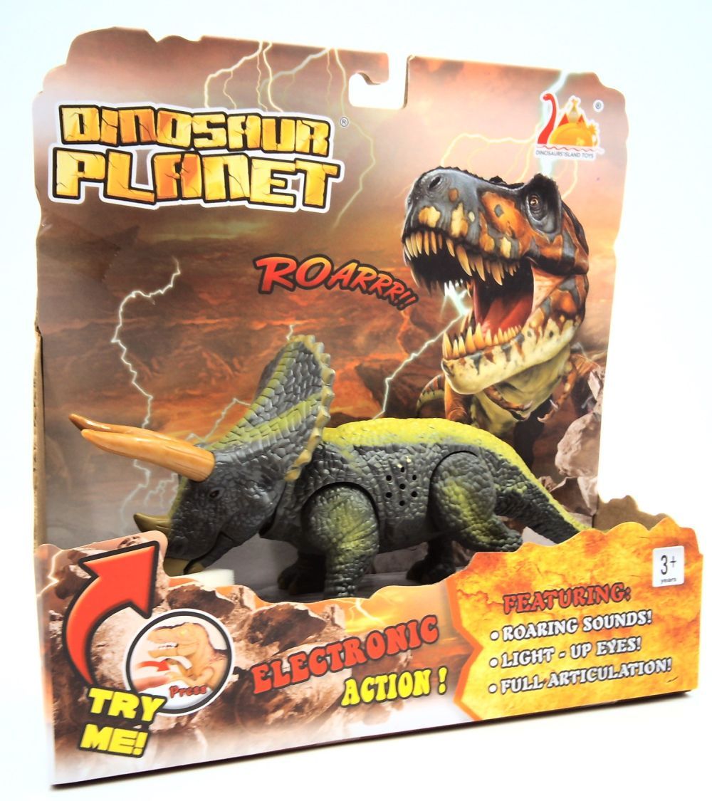BOYS HAVE FUN TOYS Triceratops Toy Dinosaur With Roaring Sound - .