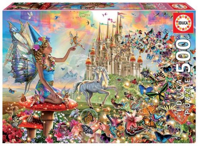 EDUCA BORRAS PUZZLE Fairy And Butterflies 500 Piece Puzzle - 