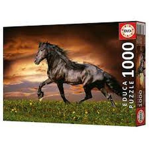 EDUCA BORRAS PUZZLE Trotting Horse 1000 Piece Puzzle - 