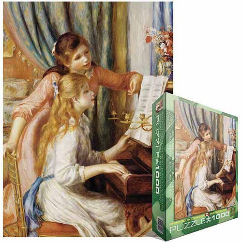 EUROGRAPHICS Girls At The Piano 1000 Piece Puzzle - 