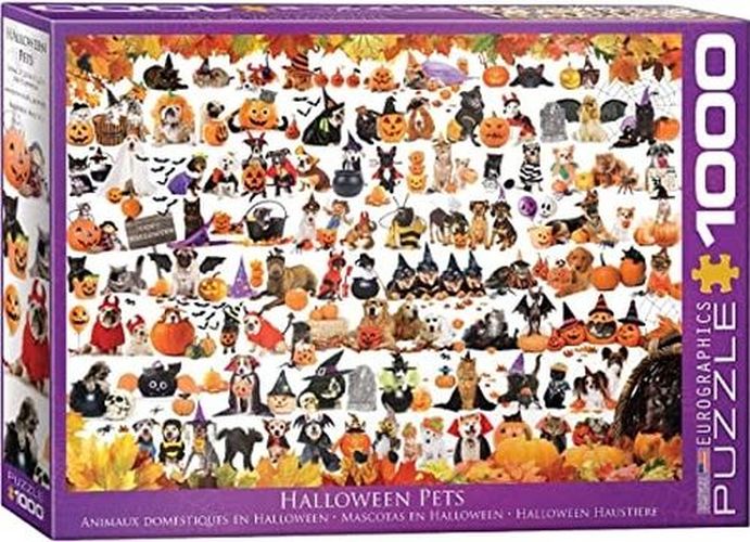 EUROGRAPHICS Halloween Pets 1000 Piece Puzzle - 