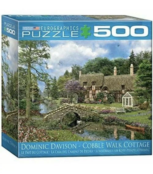 EUROGRAPHICS Cobble Walk Cottage 500 Piece Puzzle - 