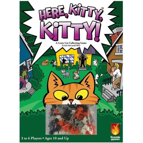 FIRESIDE GAMES Here, Kitty, Kitty Crazy Cat Collecting Game - .