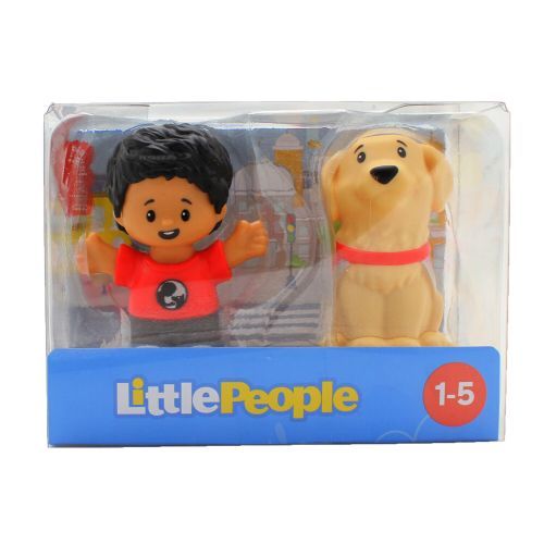 FISHER PRICE Boy In Red Shirt And Dog - 