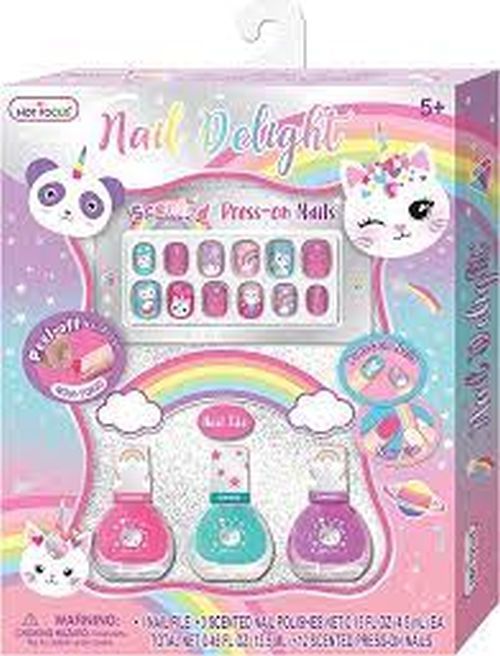 HOT FOCUS Nail Delight Cat Scented Nail Polishes - .
