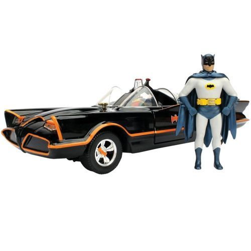 JADA TOYS 1966 Batmobile Car With Batman Figure - 