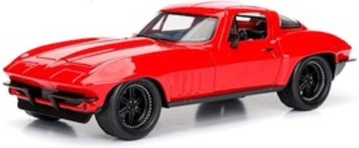 JADA TOYS Lettys Chevrolet Corvette Red 1/24 Scale Die Cast Car - 
