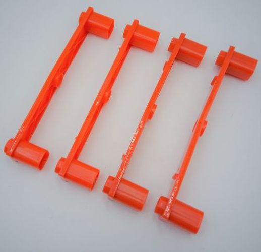 JJTOYS Red Risers Track Supports For Jjtoys 1:43 Scale Slot Car - 