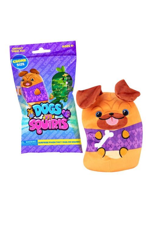 LICENSE 2 PLAY Dogs Vs Squirls Plush Toy With 1 Random Pet - .