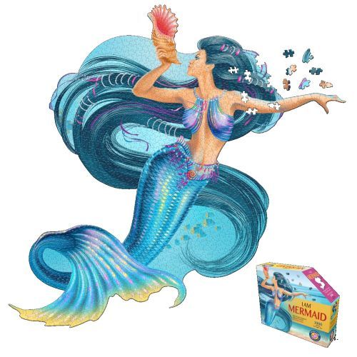 MADD CAPP I Am Mermaid 1000 Piece Shaped Puzzle - 
