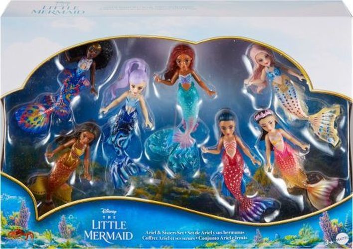 MATTEL Ariel And Sisters The Little Mermaid Disney Set - 