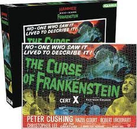 NMR The Curse Of Frankenstein 500 Piece Puzzle - 