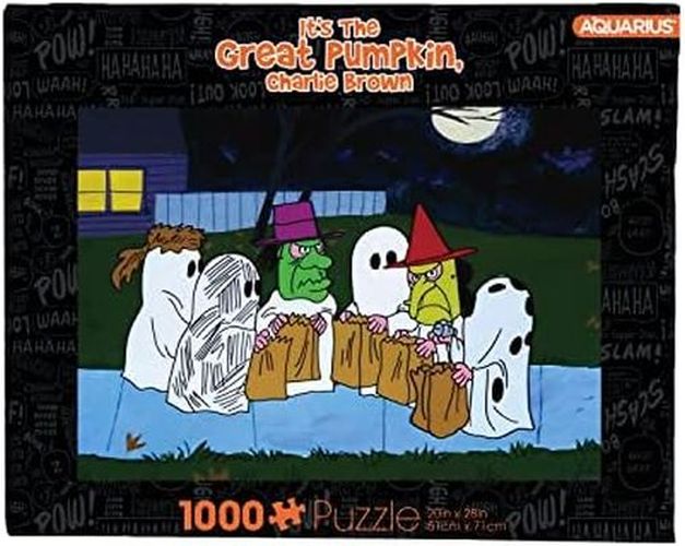 NMR Charlie Brown Trick Or Treat Halloween 1000 Piece Puzzle - 