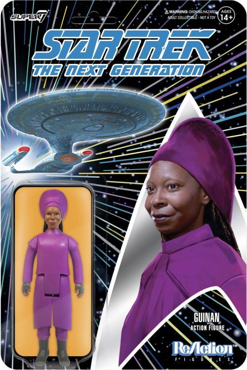 REACTION FIGURES Guinan Star Trek The Next Generation Action Figure - .