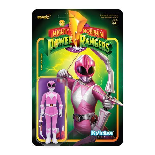 REACTION FIGURES Pink Power Ranger Action Figure - .