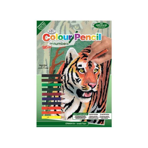 ROYAL LANGNICKEL ART Jungle Tiger Etching Kit - 