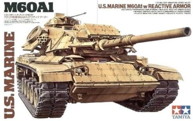 TAMIYA MODEL U.s. M60a1 Tank With Reactive Armor Model Kit - 