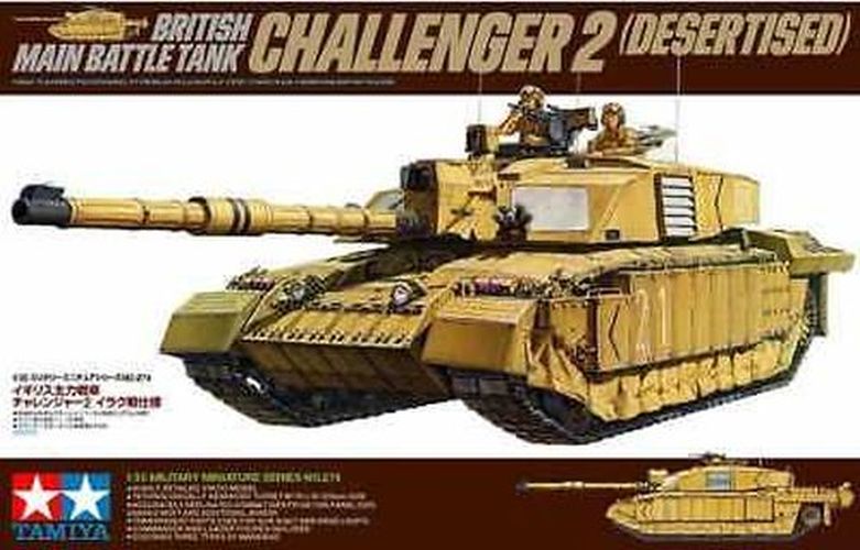 TAMIYA MODEL British Main Battle Tank Challenger 2 Desertised 1/35 Kit - 