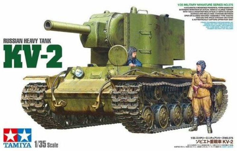 TAMIYA MODEL Russian Heavy Tank Kv-2 1/35 Kit - 