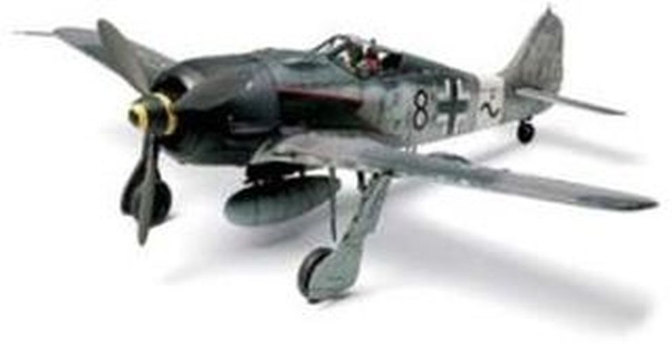 TAMIYA MODEL Focke-wulf Fw190 A-8/a-8 R2 Plane Plastic Model Kit - 
