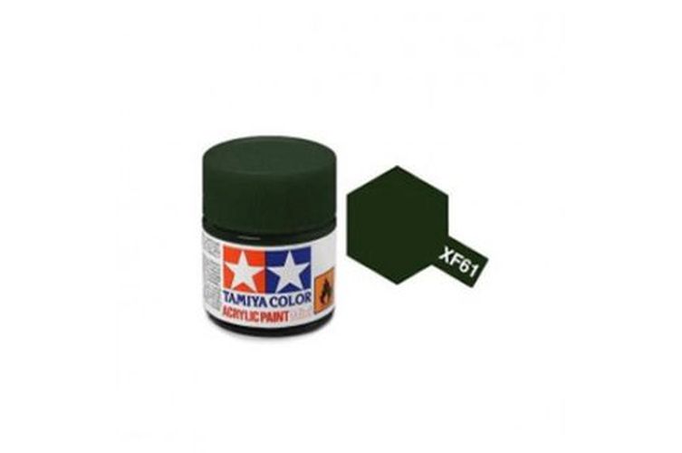 TAMIYA COLOR Dark Green Xf-61 Acrylic Paint 10 Ml - .