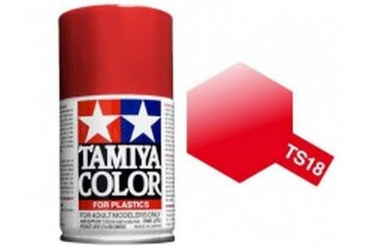 TAMIYA COLOR Metallic Red Ts-18 Spray Paint Lacquer - 