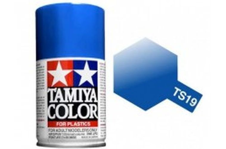 TAMIYA COLOR Metallic Blue Ts-19 Spray Paint Lacquer - 