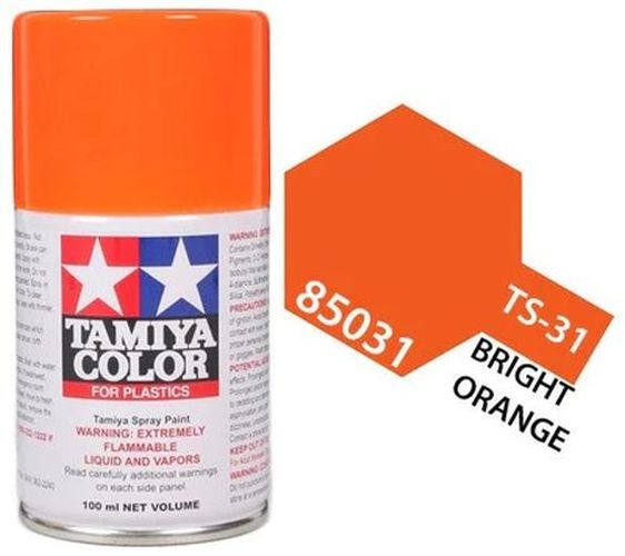 TAMIYA COLOR Bright Orange Ts-31 Spray Paint - 