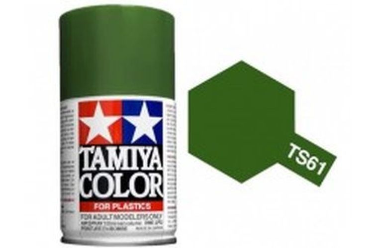 TAMIYA COLOR Nato Green Ts-61 Spray Paint Lacquer - 