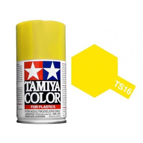 TAMIYA COLOR Yellow Ts-16 Spray Paint Lacquer - .