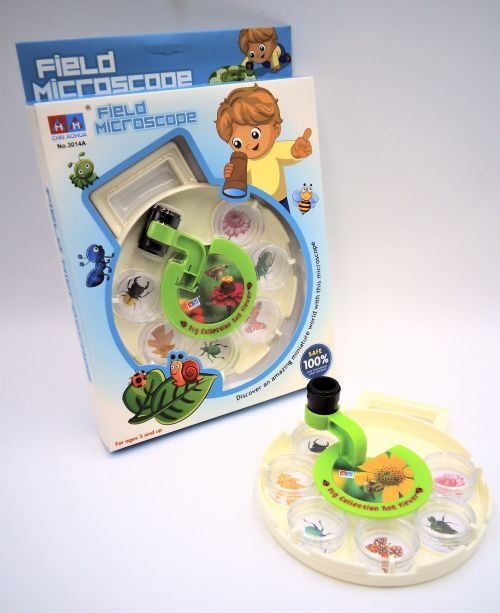 TODDLER TOYS Multi-compartment Bug Cage With Microscope Magnify Lens - .