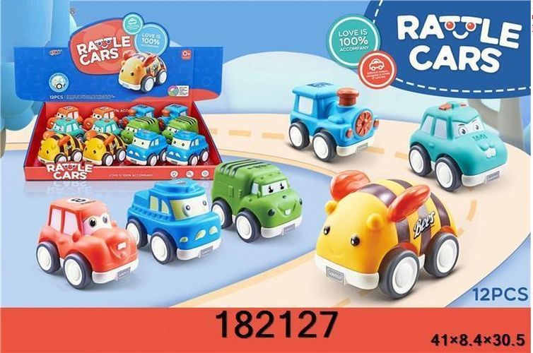 TODDLER TOYS Rattle Cars Friction Toy Cars Style Will Vary - 