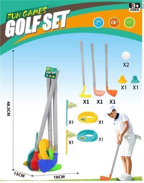 TODDLER TOYS Plastic Toy Golf Set - 