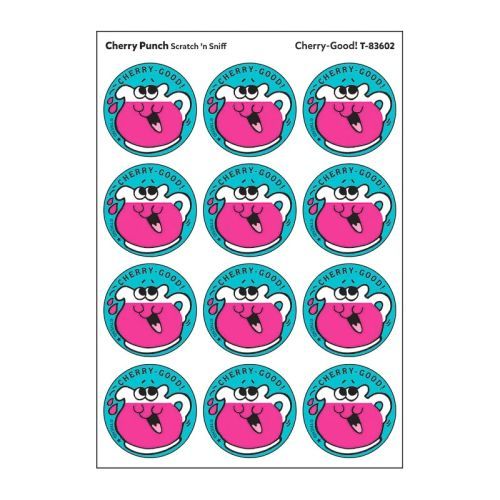TREND ENTERPRISES Cherry Punch Scratch N Sniff Stinky Stickers - .