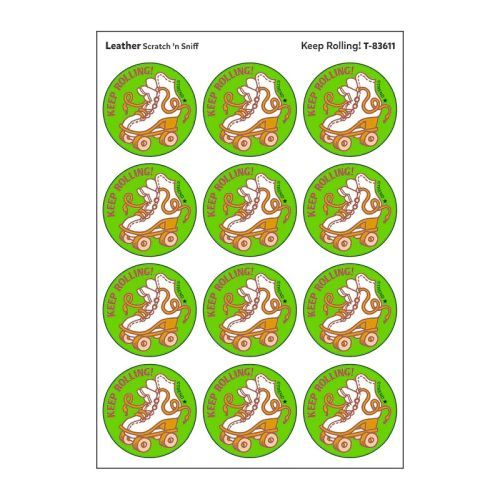 TREND ENTERPRISES Leather Scratch N Sniff Stinky Stickers - .