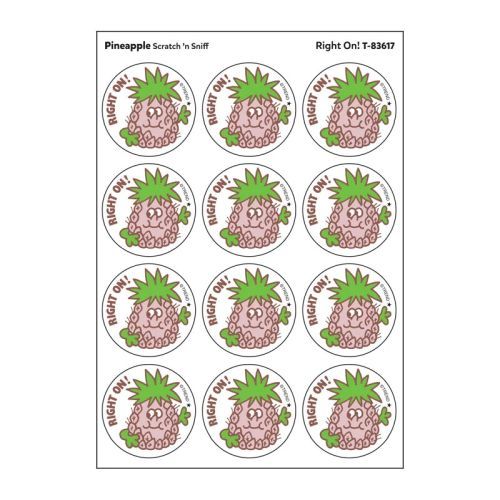 TREND ENTERPRISES Pineapple Scratch N Sniff Stinky Stickers - .