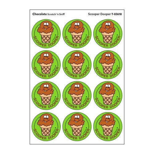 TREND ENTERPRISES Chocolate Scratch N Sniff Stinky Stickers - .