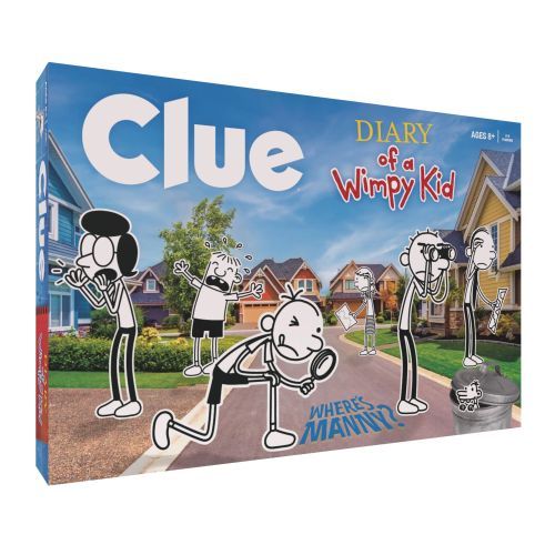 USAOPOLY Diary Of A Wimpy Kid Wheres Manny Clue Board Game - 