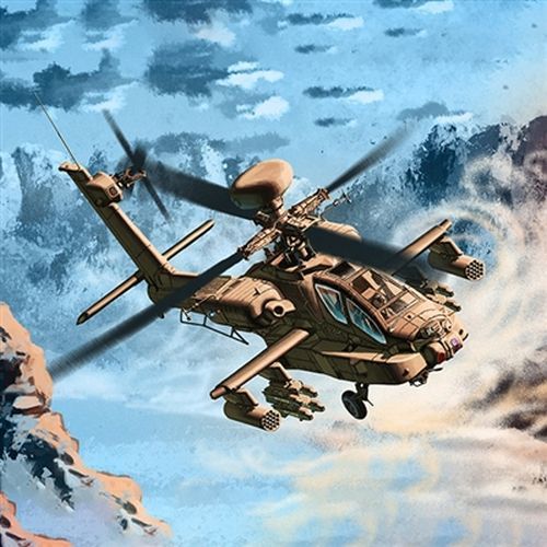 ACADEMY MODEL Ah-64d Block Ii Helicopter 1:72 Scale