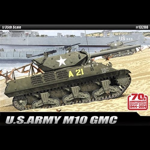 ACADEMY MODEL M10 Gmc Us Army Tank 1:35 Scale - MODELS