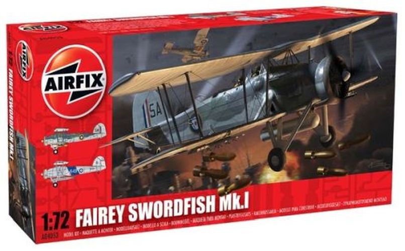 AIRFIX MODEL Fairey Swordfish Mk.1 1/72 Scale Plastic Model