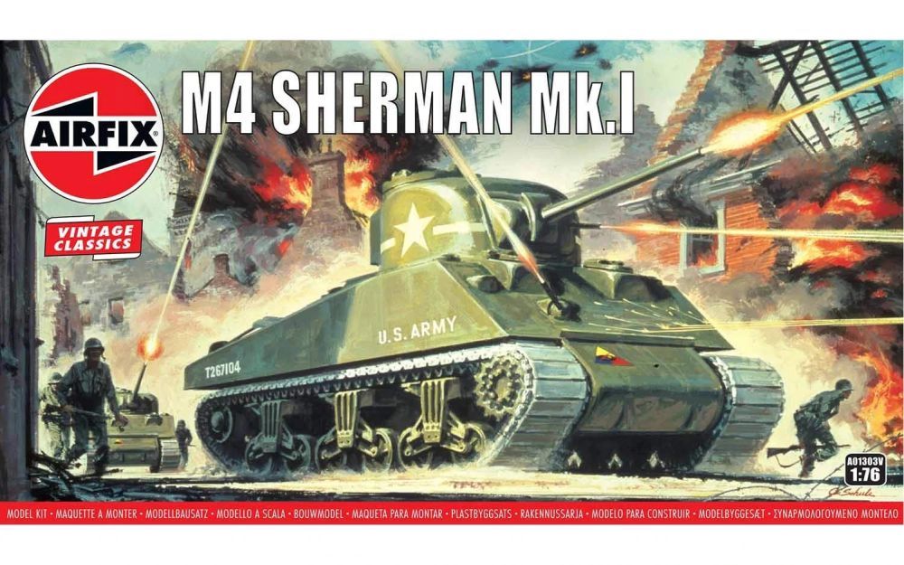AIRFIX MODEL Sherman M4 Mk1 Tank - .
