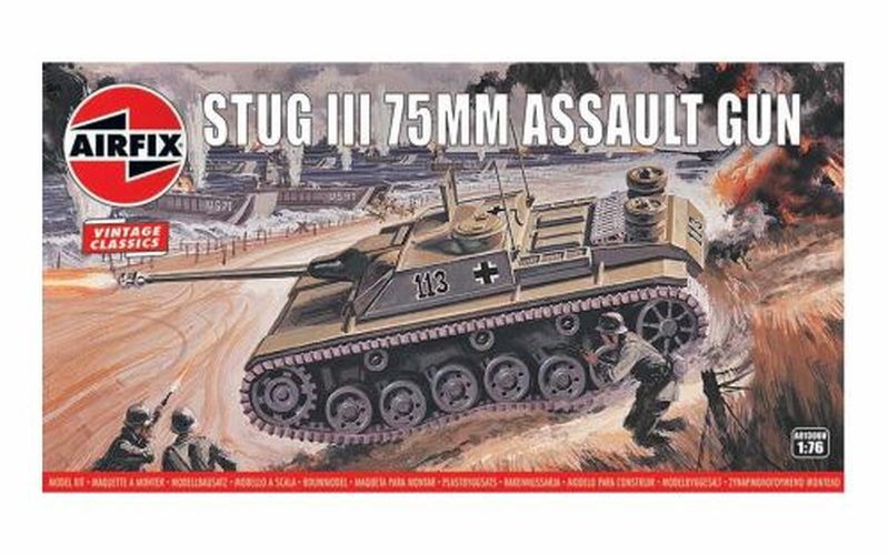 AIRFIX MODEL Stug Iii 75mm Assault Gun - MODELS