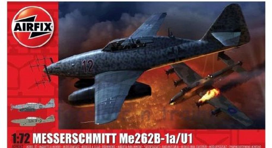 AIRFIX MODEL Messerschmitt Me262-b1a 1/72 - MODELS