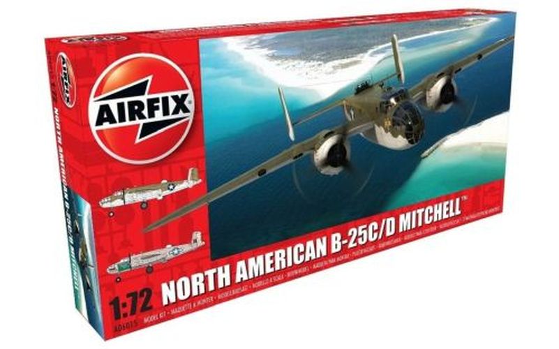 AIRFIX MODEL North American B25c/d Mitchell 1:72 - 