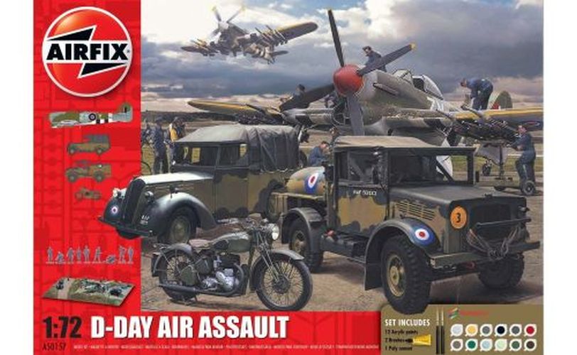 AIRFIX MODEL D-day 75th Anniversay Air Assault Set - .